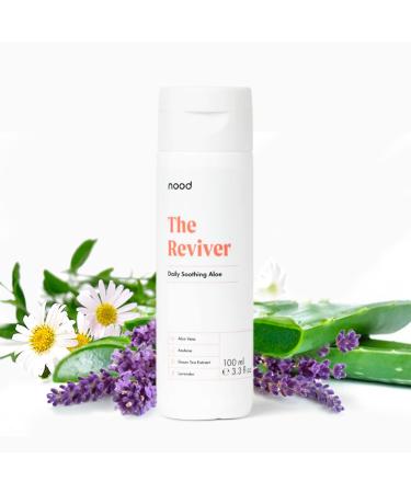 The Reviver by Nood  Aloe Vera and Azulene Gel  Soothes Skin After IPL Laser Hair Removal Treatment  Lavender and Green Tea Extracts  Reduces Irritation due to Sunburn  Chemical Peels  and IPL Treatments  1 Bottle (3.3 f...