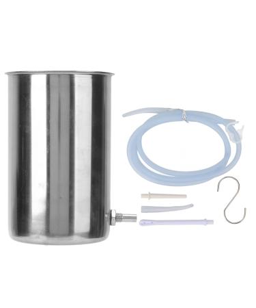 Xcello enema set 1 L stainless steel enemas for colon cleansing versatile coffee enema set for liver cleansing birth preparation
