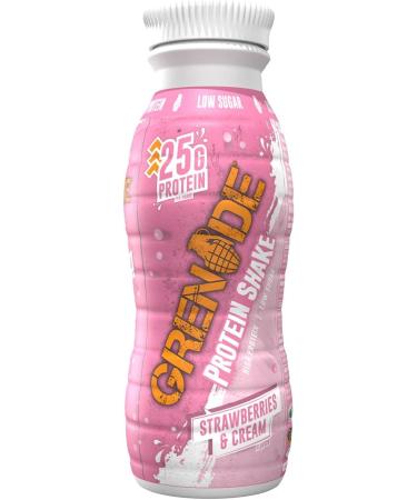 Grenade Protein Rich Shake - Strawberries & Cream 8 x 330ml | International Shipping Available - Buy Online on GoSupps.com