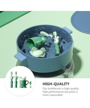 Healvian Baby Toothbrush Set - Soft Silicone Toddler Toothbrushes with Suction Base for Gentle Cleaning - Buy Online on GoSupps.com