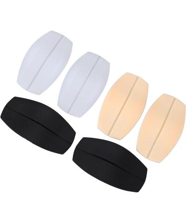 WOMEN SHOULDER PAD SOFT SILICONE NON SLIP ADJUSTABLE PADS SKIN BLACK WHITE COLOR FOR COMFORT AND SUPPORT - Buy Online on GoSupps.com