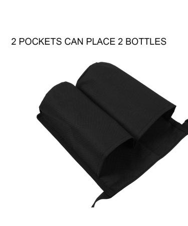 Massage Oil Holster with 2 Pockets - Durable Oxford Cloth Outdoor Bottle Holder for Therapists - Buy Online on GoSupps.com