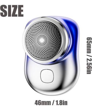 Blitzpro Mini Electric Shaver Blitzpro Mini Portable Electric Shaver Pocket Size Electric Shaver for Men Women Rechargeable Easy One-Button Waterproof Electric Razor for Travel (#C) - Buy Online on GoSupps.com