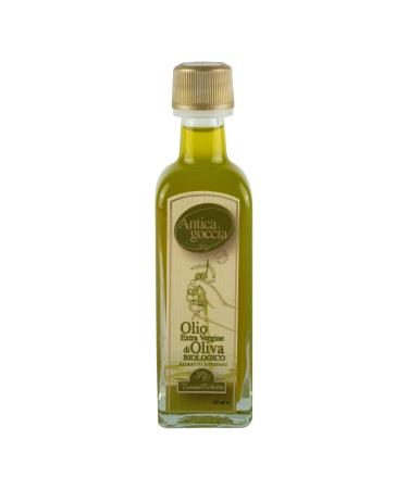 Antica Goccia - Organic Extra Virgin Olive Oil 60ml - 100% Italian - Produced in Sicily - Cold Extraction