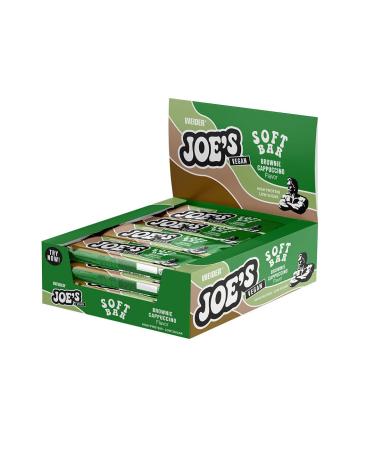 Weider Joe's Vegan Soft Bar delicious vegan protein bar with extra soft protein core sprinkled with crunchy almond pieces sugar arm protein bar vegan brownie cappuccino taste 12 x 50g