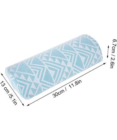 Easy To Clean High Flexibility Nail Art Pad Nail Art Hand Pillow Beauty Salon Woman for Home Manicure Store Blue geometry - Buy Online on GoSupps.com