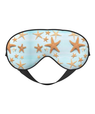 SSIMOO 3D Beautiful Maritime Summer Sleep Mask-Adjustable Breathable Fashionable Eye Mask for A Comfortable Sleep Experience Black