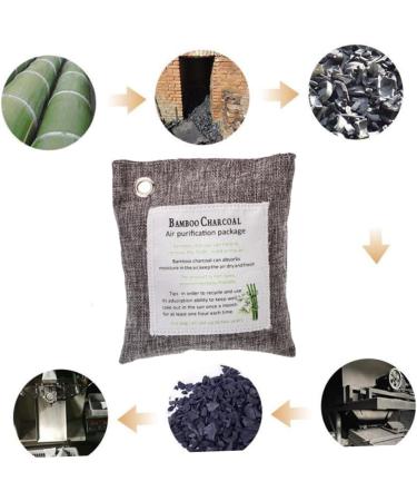 PartyKindom 2 Pcs Bamboo Charcoal Air Freshener Odor Remover - Natural Deodorizer for Home & Travel - Buy Online on GoSupps.com