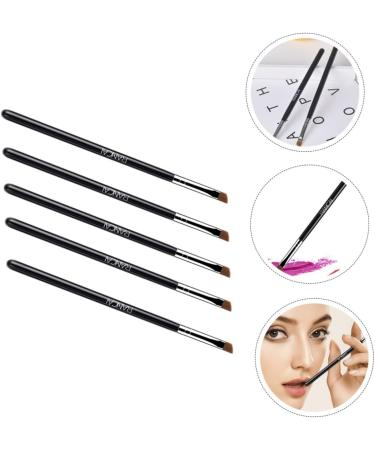Beavorty 5pcs Makeup Brush Thin Eyeliner Brush Makeup Tool Oblique Eyeliner Brush Eye Brush Girl Flat Brush - Buy Online on GoSupps.com