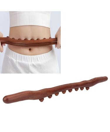 Wood-Gua-Sha massage tools hand-wood scratch rod wooden massage device with 8 pearls scratch massage tab for the whole body massage wood back massage - Buy Online on GoSupps.com