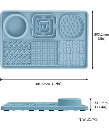 Buy Aodaliy Upgrade XL Silicone Slip Mat for Dogs & Cats - BPA-Free Large Suction Cup Ideal for Bathing & Grooming | Perfect Pet Leak & Lick Mat - Buy Online on GoSupps.com