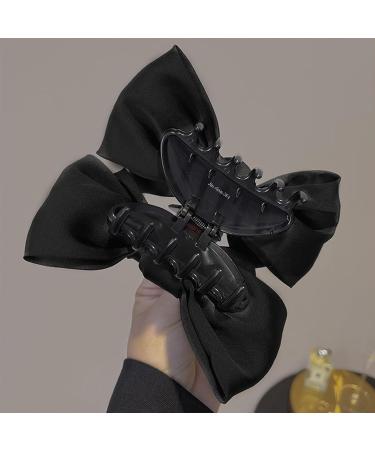 XHLIZHU Bow Hair Claw Clip Big Black Bowknot Hair Clips for Long Thick for Women Girls (White) - Buy Online on GoSupps.com