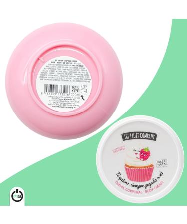 The Fruit Company Body Cream NATA Strawberry Silk Effect 200ml Hydration with Avocado Oil & Shea Butter Vegan Formula - Buy Online on GoSupps.com