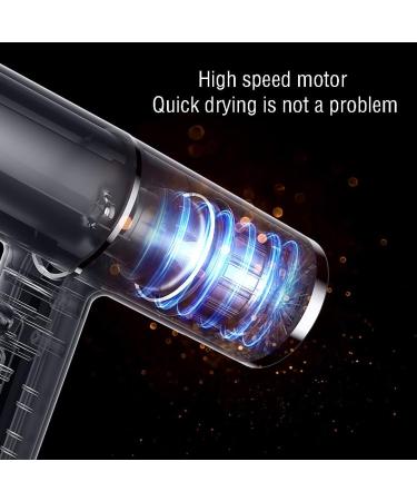 Portable Ionic High Speed with Attachments | Different Heat Settings Lightweight and Low Noise Fast Drying | For Home & Office & Travel (Pink) - Buy Online on GoSupps.com