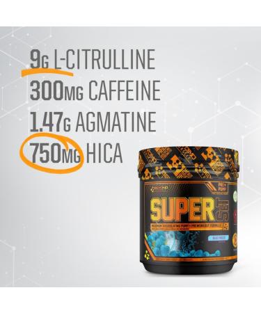Beyond Yourself - SuperSET | Pre-Workout Formulated for Peak Performance & Insane Pumps | Dominate Savage Workouts with 300mg Caffeine 9g L-Citrulline + HICA Taurine & Agmatine | 40 Servings | Blue Freeze - Buy Online on GoSupps.com