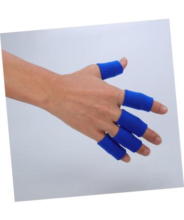 FRCOLOR 60 Pcs Volleyball Finger Protector Sleeve Set - Joint Finger Guard & Thumb Sleeve - Sports Gear for Enhanced Performance - Blue - Buy Online on GoSupps.com