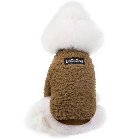 Shop Tineer Warm Winter Lamb Kashmir Coat for Small & Medium Dogs - Red Fleece Jacket & Vest - Buy Online on GoSupps.com