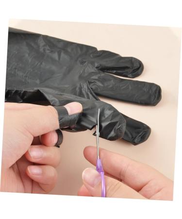 Healeved 4 Sets Uv Gloves for Gel Nail Led Dry Gloves Uv Protection Gloves Nail Art Protection Gloves Manicure Care Fingerless Gloves Nail Nail Supplies Disposable Pvc - Buy Online on GoSupps.com