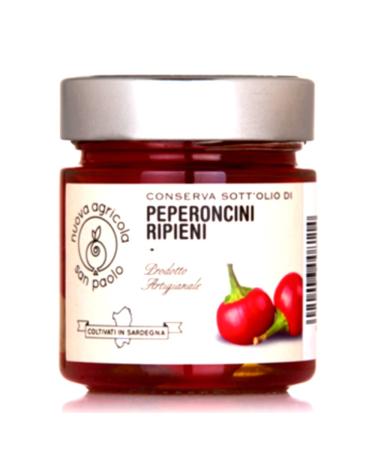 Stuffed peppers 230g Sardinian artisanal product