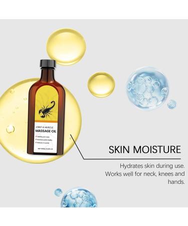 Huile Musculaire | 100ml Soulager Inconfort Soin Os P n tration Profonde | Huile Nourrissante Hydratante Apaisante pour Articulations - pour Corps Nuque Genoux Pieds Taille Coudes Cuisses - Buy Online on GoSupps.com