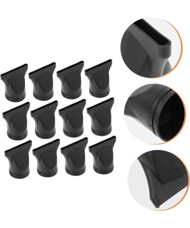 BIUDECO 12pcs Hair Dryer Air Collector Hairdressing Tool Hair Styling Nozzle Diffuser Hairdryer Black - Buy Online on GoSupps.com