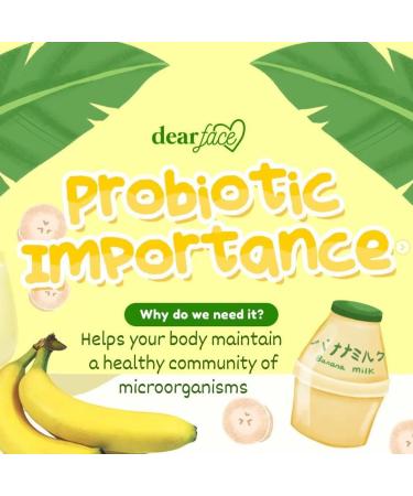 Dear Face Beauty Milk Japanese Banana Drink (10 x 18g Sachets) - Buy Online on GoSupps.com