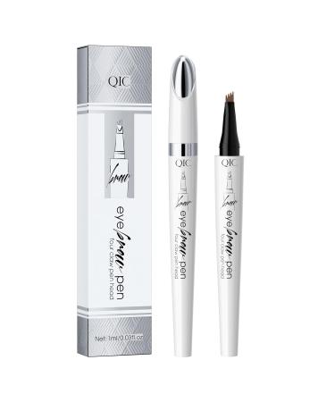 2024 Upgrade Microblading Eyebrow Pen - Waterproof Long-Lasting Eyebrow Pencil with 4-Prong Tip for Natural Looking Brows (Gray 3#) - Buy Internationally - Buy Online on GoSupps.com