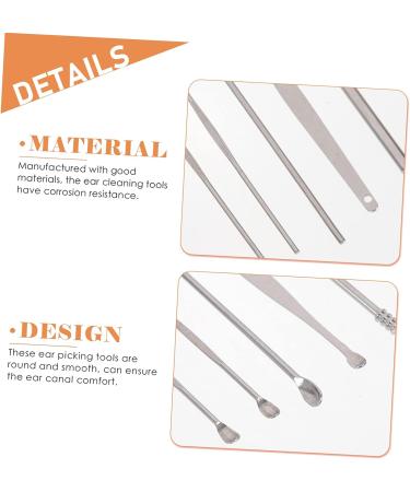 SEWOART 3 Sets Stainless Steel Ear Pick & Face Scraper Tool Set for Earwax Removal and Cleaning - Buy Online on GoSupps.com