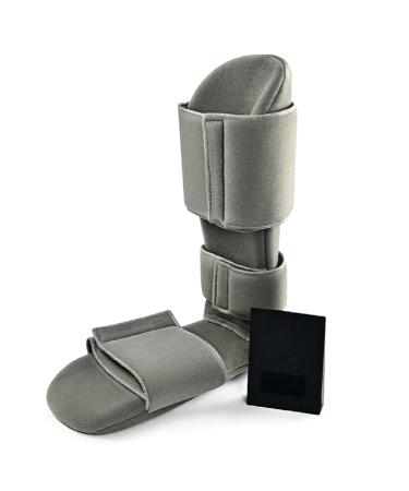 Cushioned Plantar Fasciitis Night Splint | Soft, Comfortable, StretchPlantar Fascia Ligament and Achilles Tendon (Large)