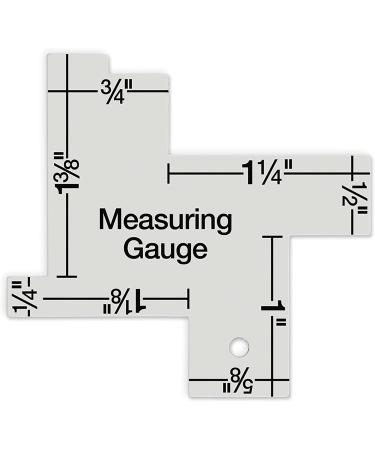 Dritz 3100 14 in 1 Measuring Gauge - Silver | Essential Sewing Tool - Buy Online on GoSupps.com