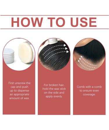 WJnflQN Hair Wax Styling Creme AntiDream 75g NonGreasy With Strawberry Scent Hair Styling Stick For Children Dance School Teen Girls Toddlers Women Men Ballet - Buy Online on GoSupps.com