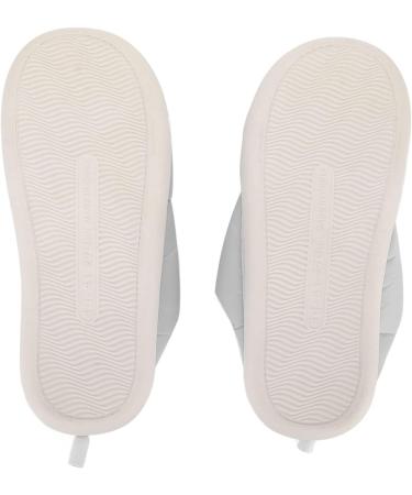 Electrically Heated Slippers - USB Heating Plush Shoes for Ultimate Warmth at Home - Non-Slip Gray Design - Buy Online on GoSupps.com