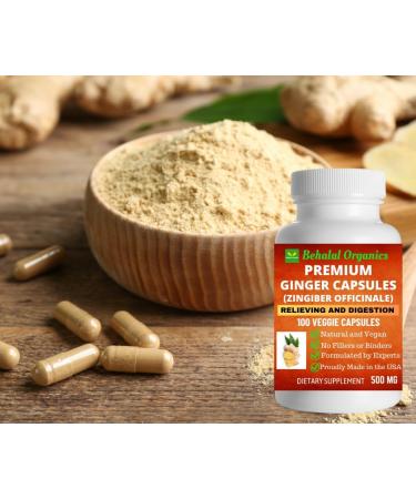 Behalal Organics Ginger Root Quick Release Capsules - Buy Online on GoSupps.com
