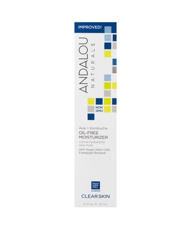 Andalou Naturals Acai and Kombucha Oil-Free Moisturizer 2.1 Ounce