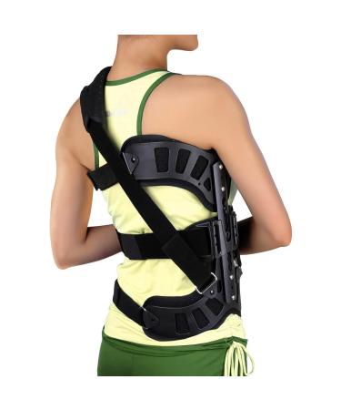 Scoliosis Posture Corrector Adjustable Back Cerviacal Scoliosis Appliance Fixed Brace for Kyphosis Osteoporosis Postoperative Recovery Men and Women