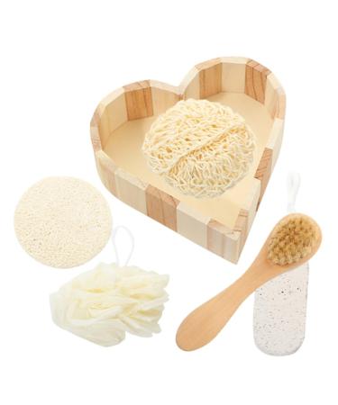 Gatuida 1 Set Body Exfoliating Tool Body Wash Sponge Body Cleaning Tool Foot File Bathing Gloves Shower Sponge Bathing Scrubber Foot Cleaning Products Pumice Stone Rope Skin Care
