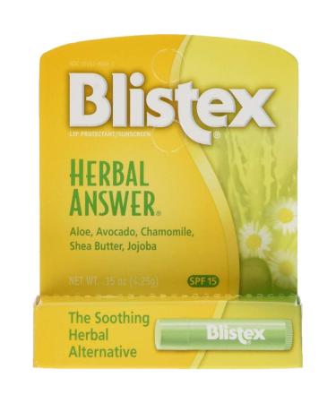 Blistex Lip Protectant/Sunscreen SPF 15 Herbal Answer 0.15 oz (4.25 g)
