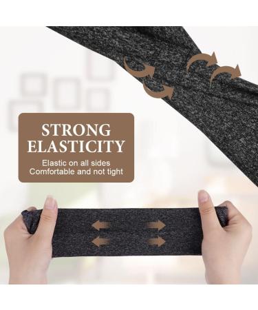 URAQT Sports Headband 4Pcs Set - Non-Slip Cotton Headbands for Fitness, Running, Cycling, Yoga - Unisex Sweatband for Men and Women - Buy Online on GoSupps.com