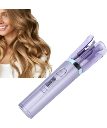 Automatic Hair Curler Rotating Curling Iron with 6 Gears Heat Settings USB Cordless Intelligent Ceramic Hair Curling Iron Wand with LCD Display for Styling Hair - Buy Online on GoSupps.com