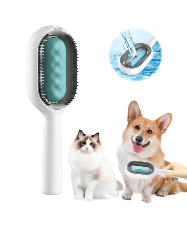 Cat brush with water tank Darryy animal hair removal comb animal hair cleaning brush with water tank 4-in-1 multifunctional pet cleaning brush for cleaning massaging maintaining and filing - Buy Online on GoSupps.com