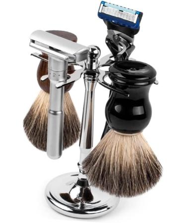PopetPop Metal Mustache Razor Stand | Durable Bartbrush Holder for Safe Shaving | Stainless Steel Storage Solution - Buy Online on GoSupps.com