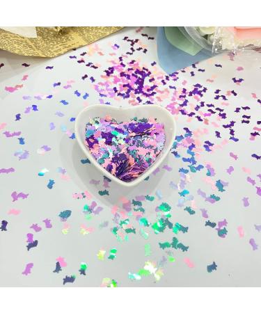PrettyG 10g Pearl Iridescent Dinosaur Glitter Sequins - Perfect for Festival Makeup Nail Art & Craft Decoration - Buy Online on GoSupps.com