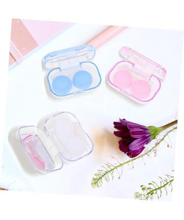 JECOMPRIS Cartoon Contact Lens Case - Compact Travel Holder | 4 Box Set for On-the-Go | Assorted Colors | Perfect for Contacts 6.5x4.5x2.5CM - Buy Online on GoSupps.com