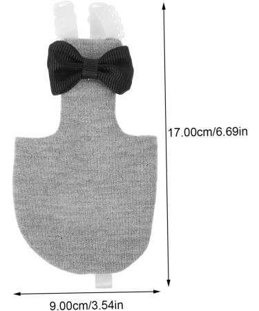 Shop Minkissy Flying Bird Diapers | Multifunctional Pet Costumes & Clothing - Gray Cotton 17x9cm - Buy Online on GoSupps.com