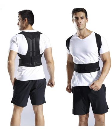 Adjustable Back Waist Position Posture Corrector Back Support Shoulder Lumbar Brace Back Belt Vest Corrector Unisex (Size : X-Large) Feito na China Full moon lofty ambition - Buy Online on GoSupps.com