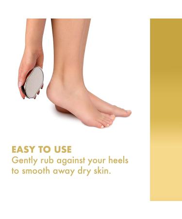 Heal A Heel NanoGlass Foot File - Callus Remover for Cracked Heels | Cracked Heel Treatment with Never Dull Technology - Glass Foot File and Heel Scraper - Buy Online on GoSupps.com
