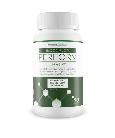Perform Pro - Our Best Blood Flow Booster for Improved Performance - Circulation Booster Plus Brain Support - Circulation Male Supplement to Focus and Perform - Better Blood Flow Titan Vigor for Men