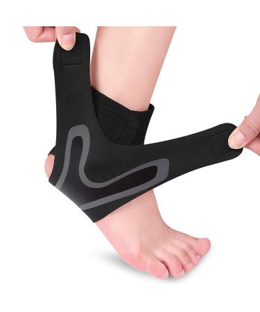 ZEPOHCK Ankle Support Brace Breathable Ankle Braces for Sports Protection Against Chronic Ankle Strain Sprained Fatigue for Women & Men 1 Pcs (Large Right foot) Large Right foot