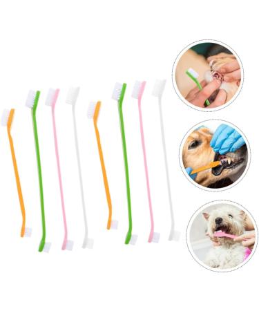FOMIYES Pet Toothpaste 32 Pcs Double Head Dog Toothbrush Pet Supplies Puppy Toothbrush Cat Pet Oral Toothbrush Handheld Toy - Buy Online on GoSupps.com