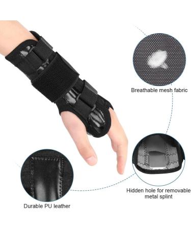 Hand Brace for Carpal Tunnel | Wrist Splint Support for Men & Women | Pain Relief for Arthritis & Tendonitis | Removable Metal Splint - 1 Piece - Buy Online on GoSupps.com